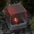Светильник садовый  на солнечной батарее, пластик, прозрачный, черный, 20 см L-PL20-СUB ЭРА 