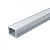 Профиль алюминиевый  Decor (L×W×H) 2000х15,45х12мм анодированный WOLTA