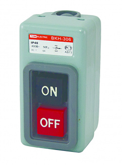 Выключатель кнопочный с блокировкой ВКН-306 3P   6A 230/400B IP40 TDM