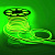 Лента светодиод. неон гибкий зеленый  50м/уп ,220В, 8Вт/м,SMD2835,108д/м,IP65, 200Лм/м, 10.5*18,5 мм Апейрон